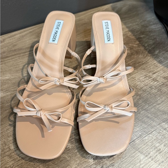 Steve Madden Blush Strappy Sandals - Picture 1 of 4